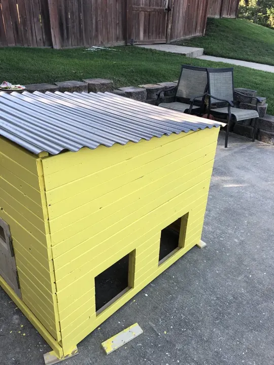 Roof on